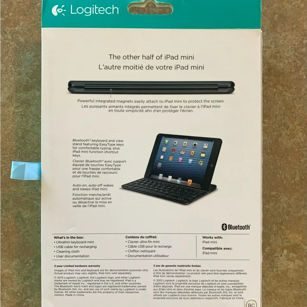 Logitech Ultra Thin Keyboard Mini For iPad Mini